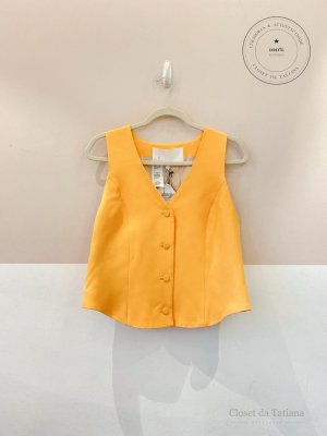 Colete Crepe Nk Laranja | Tam: G