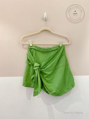 Short Cós Trançado Luiza Botto Verde | Tam: 34