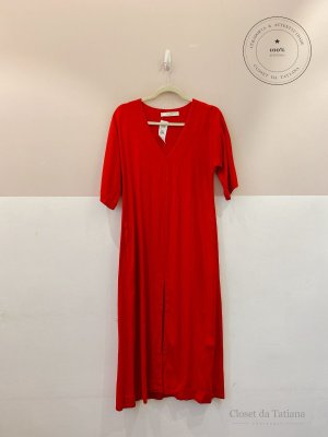 Vestido Longo Pura Vermelho | Tam: PP