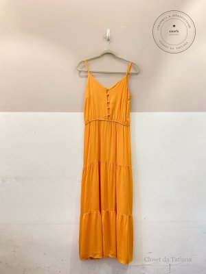 Vestido Mid Laranja | Tam: M