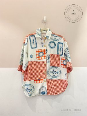 Blusa Estampada Anpô | Tam: M