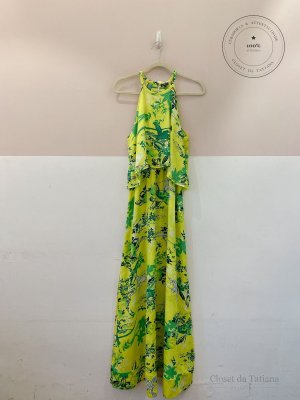 Vestido Estampado Le Lis Blanc Amarelo | Tam: P