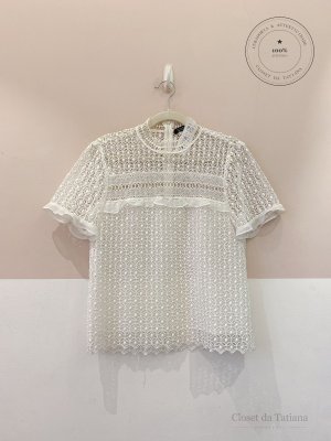 Blusa Renda Zara | Tam: P