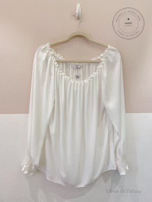 Camisa Manga Ateen Branca | Tam: 38