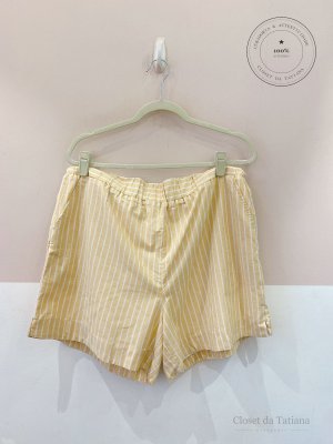 Short Listrado Peepou Amarelo | Tam: GG