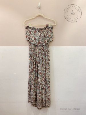 Vestido Estampado Fios Luréx Tomara Que Caia Maria Filó | Tam: M