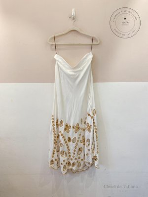 Saia Longa Barra Blueman Branca | Tam: M