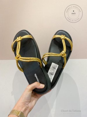 Flat Tira Antonella Preta | Tam: 38