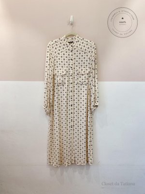 Chemise Floral Sacada Bege | Tam: 38