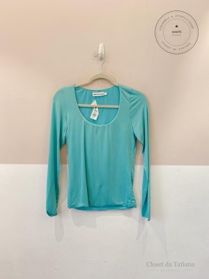 Blusa Malha Cris Barros Azul | Tam: P