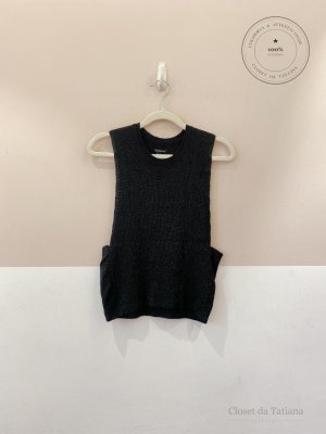 Blusa Tricot Le Lis Blanc Preta | Tam: P