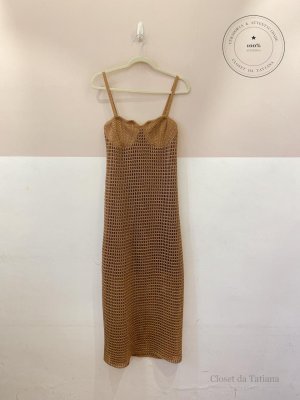 Vestido Tricot Dress To Marrom | Tam: P