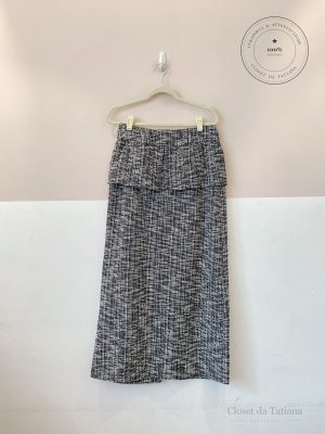 Saia Midi Tweed Peplum Missinclof | Tam: 42