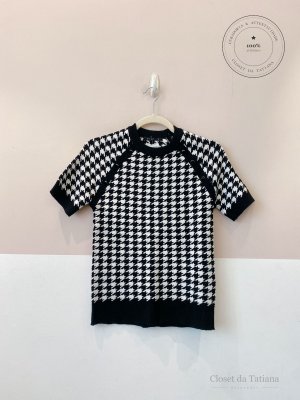 Blusa Tricot Pied Poule Renner | Tam: M