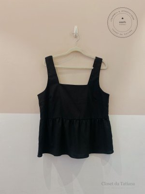 Blusa Peplum Renner Preta | Tam: G