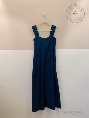 Vestido Midi Marinho Ruela Azul | Tam: M