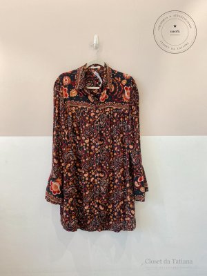 Chemise Estampada Dress To Preta | Tam: GG