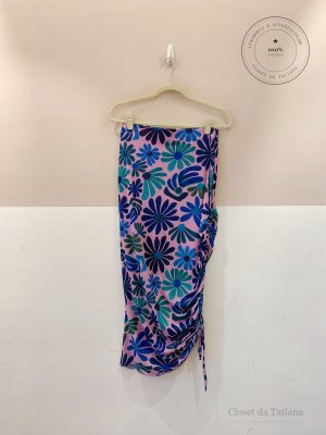 Saia Midi Tule Floral Dress To | Tam: P