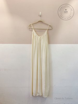Vestido Midi Maria Filó Off-White | Tam: P