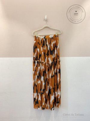 Saia Estampada Plissada Lenny Niemeyer | Tam: PP