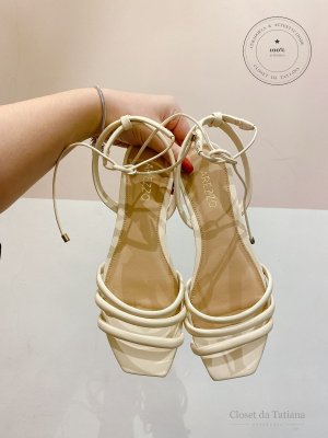 Rasteirinha Arezzo Off-White | Tam: 36