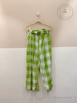 Pantacourt Vichy Ruela Verde | Tam: M
