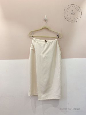 Saia Midi Crepe Mixed | Tam: 38