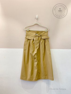 Saia Midi Areia Cós Detalhes Sea Ny | Tam: 38