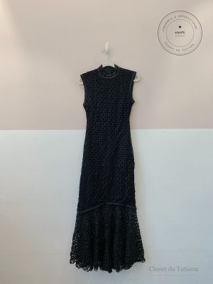 Vestido Midi Laise Preto | Tam: P