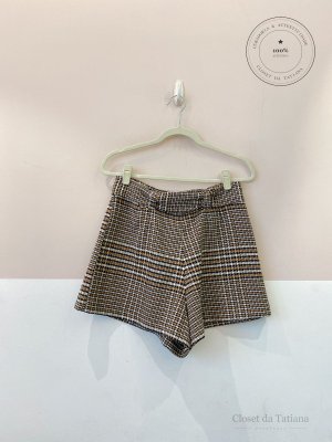Short Xadrez Valônia Veras | Tam: P
