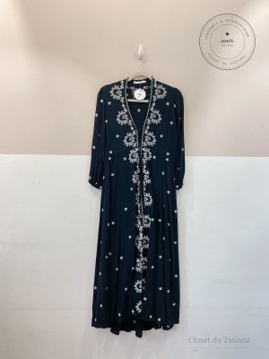 Vestido Midi Ateen Preto | Tam: 38