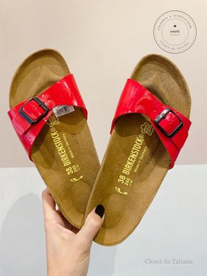 Birken Alça Birkenstock Vermelha | Tam: 37
