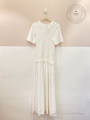 Vestido Malha Farm Branco | Tam: G