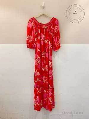 Vestido Midi Estampado Le Lis Blanc Rosa | Tam: M