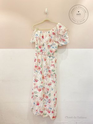 Vestido Midi Laise Floral Fernanda Di Biase | Tam: P