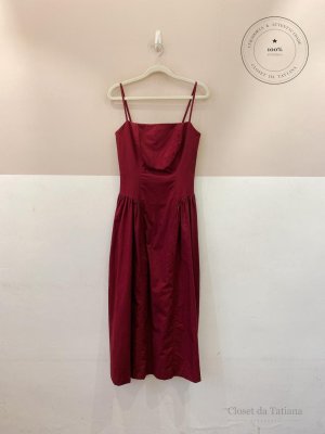 Vestido Midi Riachuelo Vinho | Tam: P