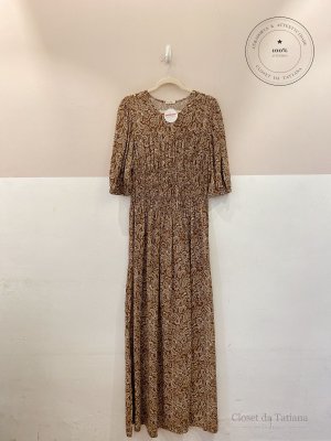Vestido Midi Onni Marrom | Tam: M