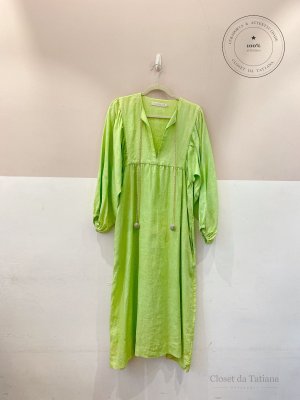 Vestido Midi Julia Golldenzon Verde | Tam: M