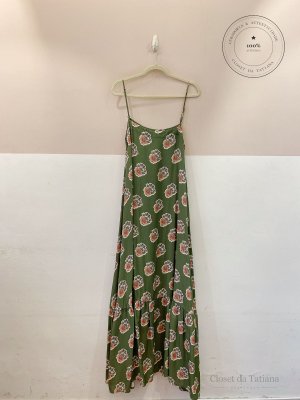 Vestido Midi Estampa Ysla Verde | Tam: P