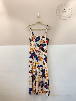 Vestido Midi Estampado Abrand | Tam: 40