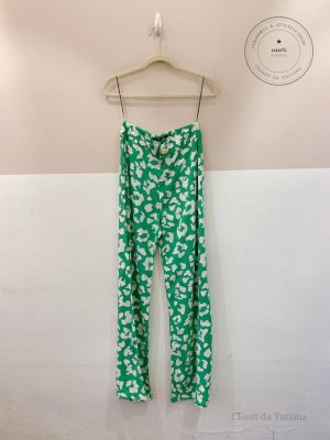 Pantalona Estampa Maria Filó Verde | Tam: P